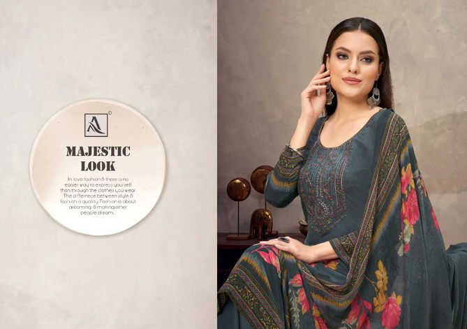 Alok Aabru Regular Wear Wholesale Printed Salwar Suits Catalog